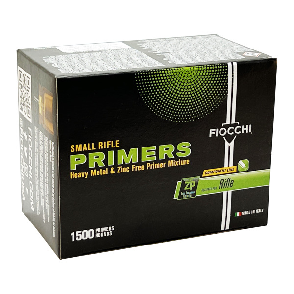 FIOCCHI PRIMER SMALL RIFLE LEAD-FREE 12,000/cs
