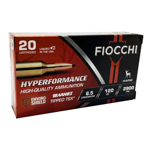 Product Name: FIOCCHI AMMO 6.5mm CREED 120gr TTSX HYP HUNT 20/b 10/c