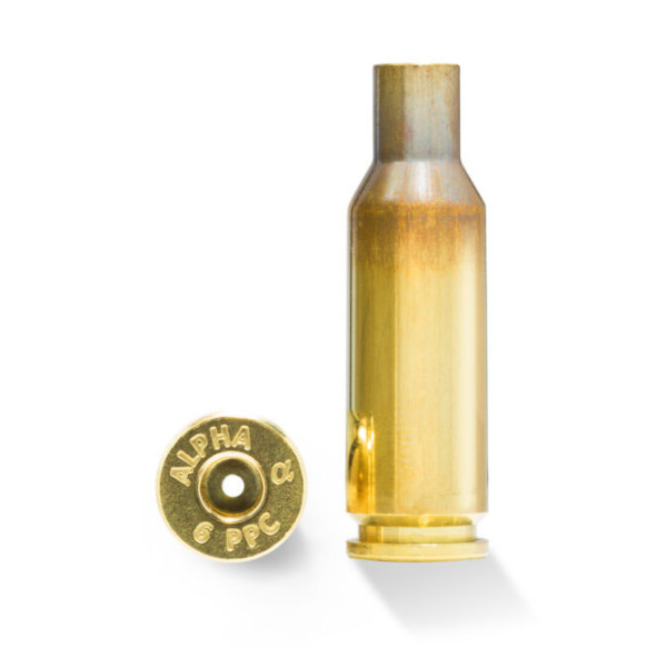 ALPHA BRASS 6MM PPC UNPRIMED 100/bx