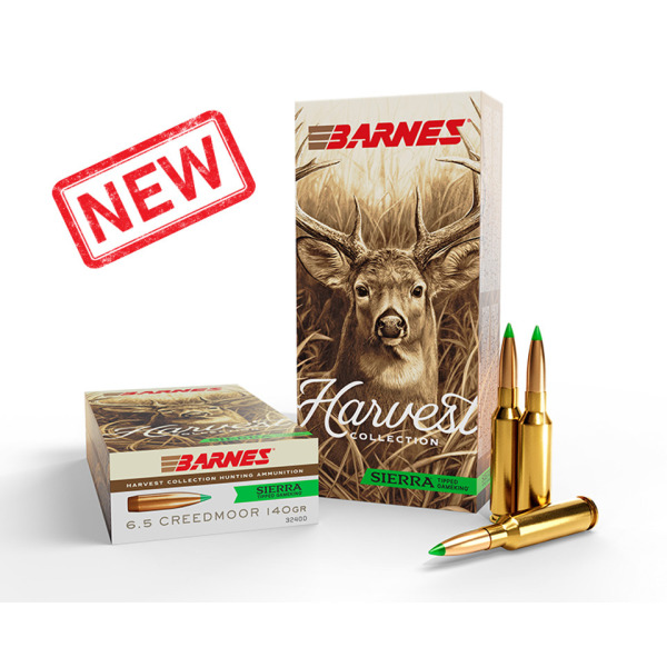BARNES AMMO 6.5 CREED 140gr SIERRA TGK 20b 10c