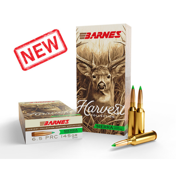 BARNES AMMO 6.5 PRC 145gr SIERRA TGK 20b 10c