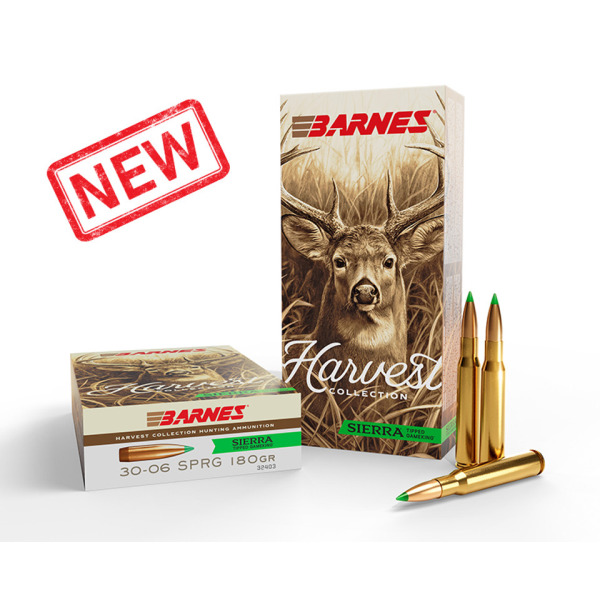 BARNES AMMO 30-06 SPRING 180gr SIERRA TGK 20b 10c