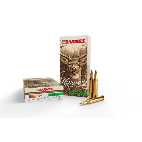 BARNES AMMO 300 WINCHESTER MAG 180gr SIERRA TGK 20b 10c