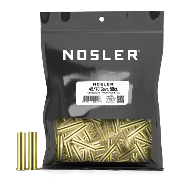 NOSLER BRASS 45-70 GOVT UNPRIMED 50/bg