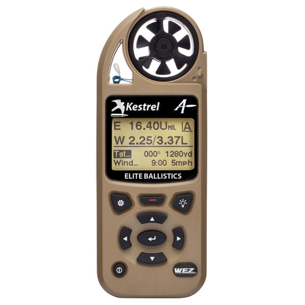 Kestrel 5700X WEZ Weather Meter with Applied Ballistics and LiNK, Desert Tan