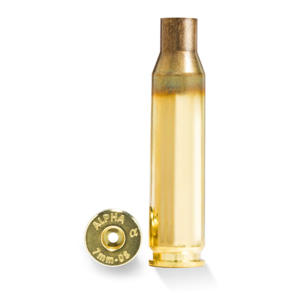 ALPHA BRASS 7MM-08 REMINGTON UNPRIMED SRP 100/bx