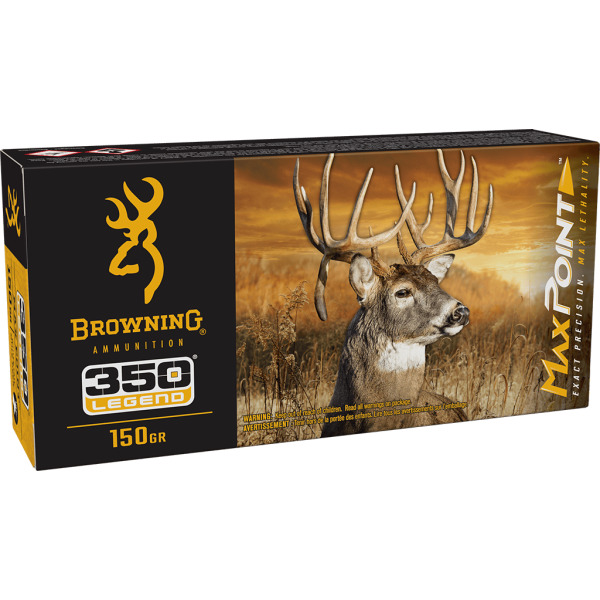 BROWNING AMMO 350 LEGEND 150gr MAXPOINT 20/bx 10/cs