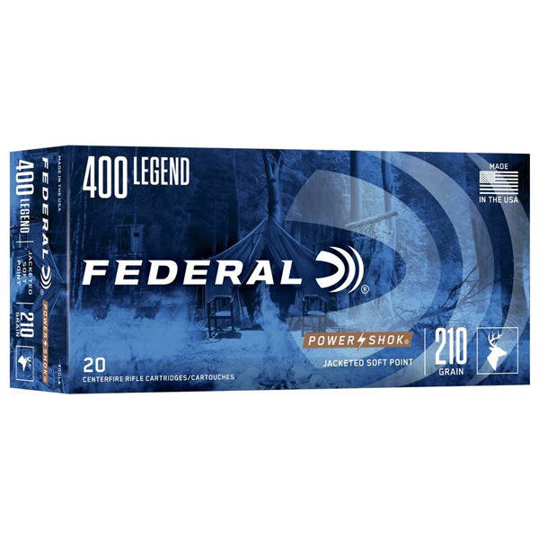FEDERAL AMMO 400 LEGEND 210gr POWER-SHOK SP 20/bx 10/cs