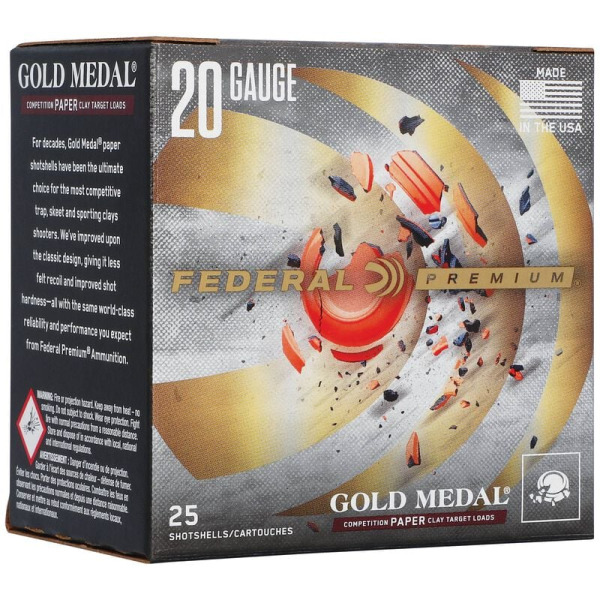 FEDERAL GM 20GA GRAND PAPER 1250fps 7/8oz #7.5 250/cs