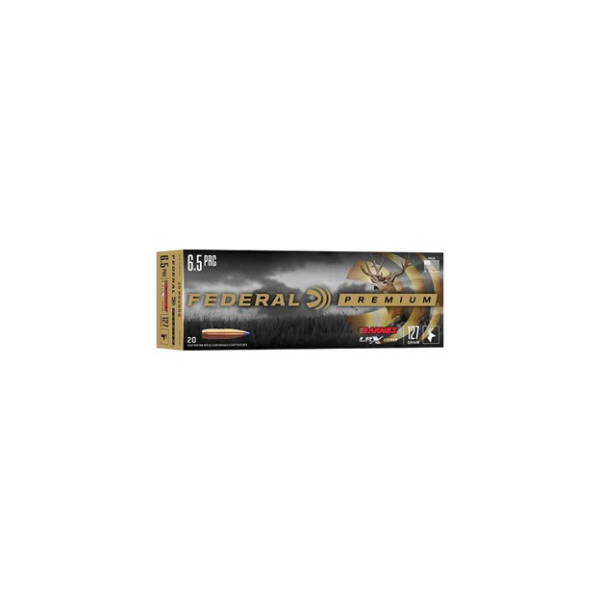 FEDERAL AMMO 6.5 PRC 127gr BARNES LRX 20/bx 10/cs