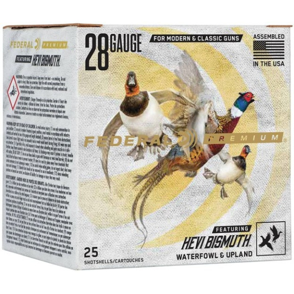 FEDERAL AMMO 28GA 3" 7/8OZ #3 HEVI-BISMUTH 25/bx