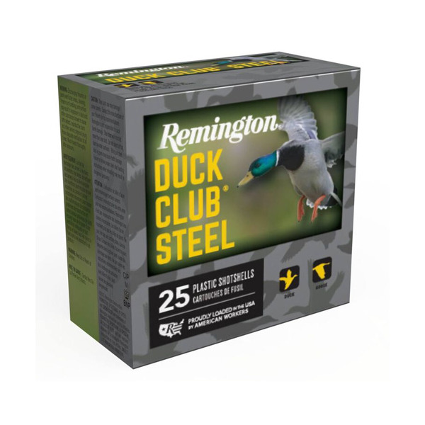 REMINGTON AMMO DUCK CLUB 12ga 3" 1-1/4oz #BB 25bx 10cs