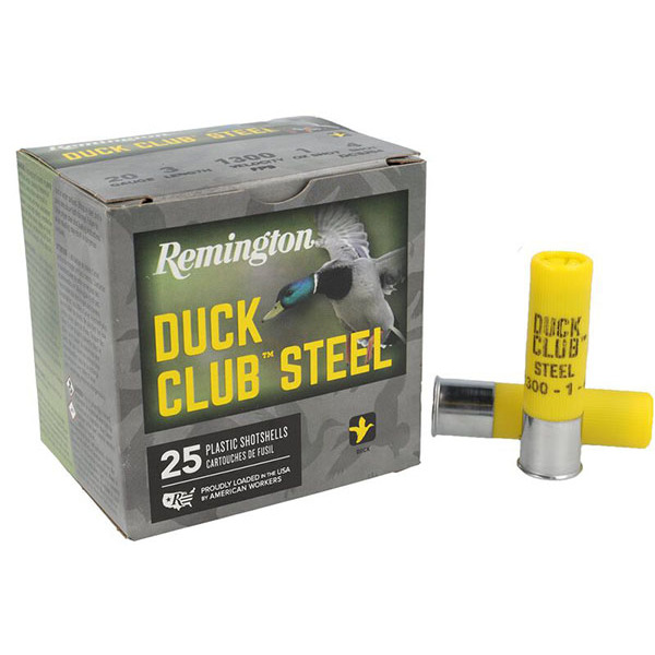 REMINGTON AMMO DUCK CLUB 20ga 3" 1oz #4 25/bx 10/cs