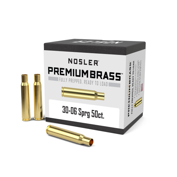 Nosler Brass 30-06 Springfield Unprimed Box of 50