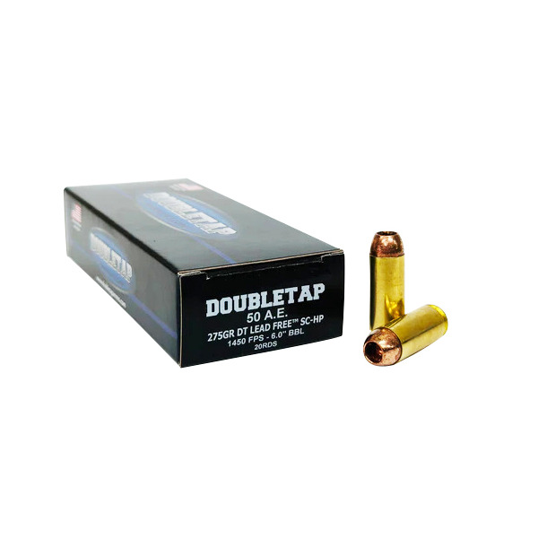 DOUBLETAP AMMO 50 AE 275gr DOUBLETAP LEAD-FREE SCHP 20/BX