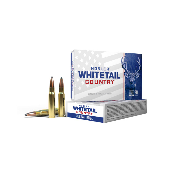 NOSLER AMMO 308 WINCHESTER 150gr SB SP WCA 20/bx 10/cs
