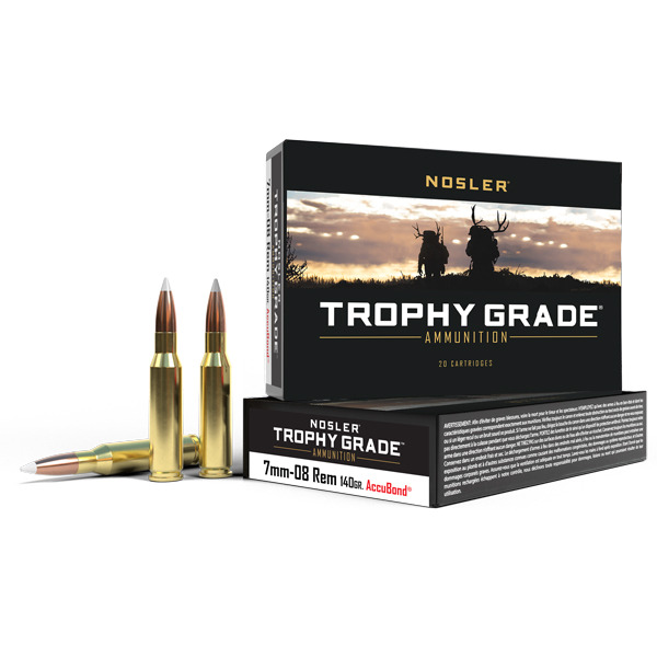 NOSLER AMMO 7MM-08 140gr Accubond 20/bx 10/cs