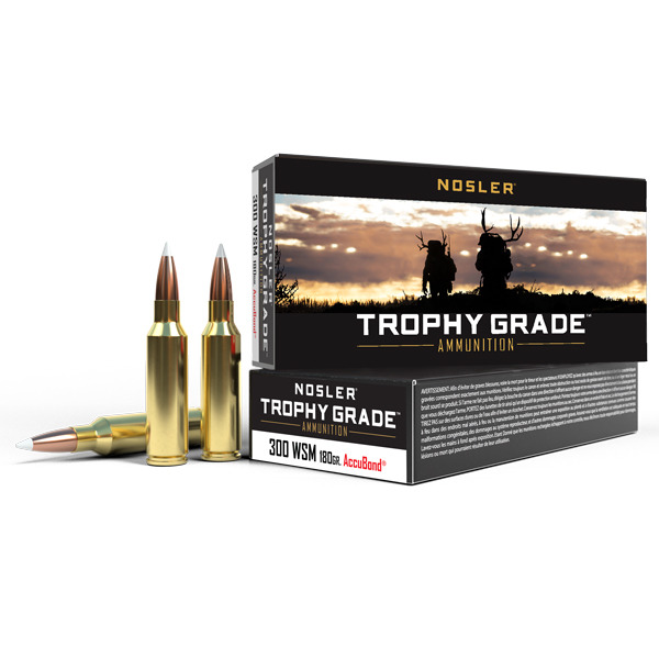 NOSLER AMMO 300 WSM 180gr AccuBond 20/bx 10/cs