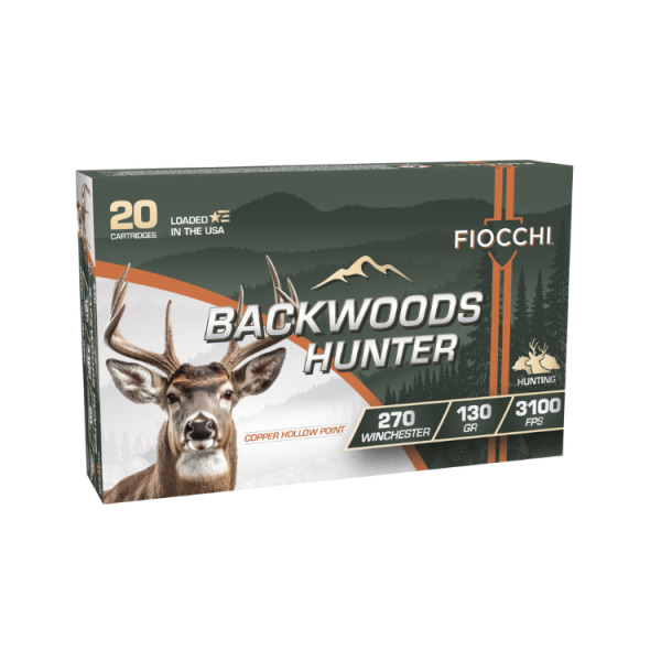 FIOCCHI AMMO 270 WINCHESTER 130gr COPPER HP 20/bx 10/cs