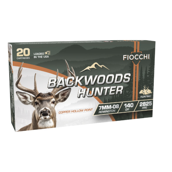 FIOCCHI AMMO 7mm-08 REMINGTON 140gr COPPER HP 20/bx 10/cs