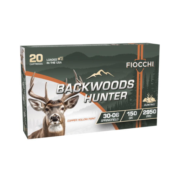 FIOCCHI AMMO 30-06 150gr COPPER HP 20/bx 10/cs