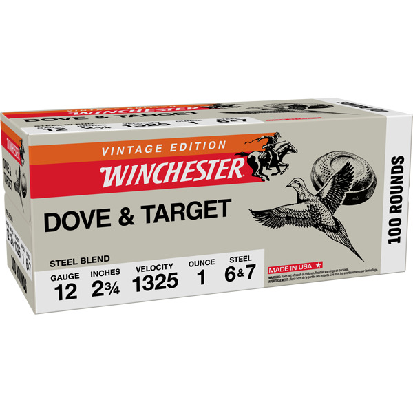 WINCHESTER AMMO 12ga 2.75 1oz STEEL BLEND #6&7 100b 2c