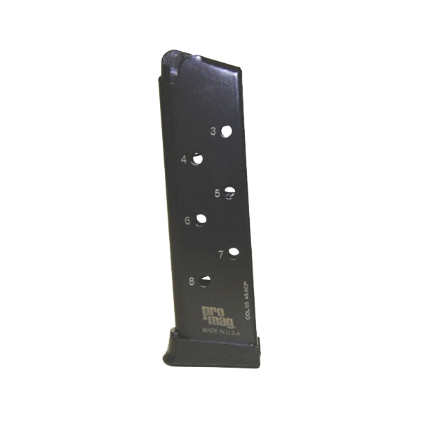 PROMAG COLT-GOV'T 45 ACP 8rd MAGAZINE STEEL BLUE