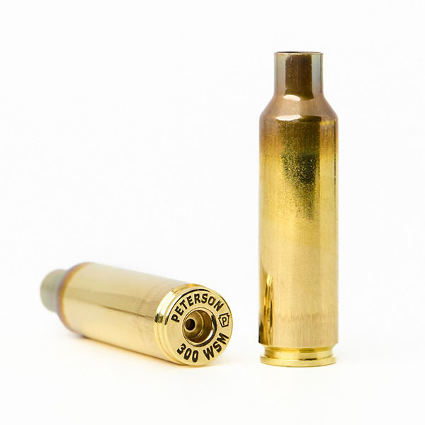PETERSON BRASS 300 WSM UNPRIMED 250/bx