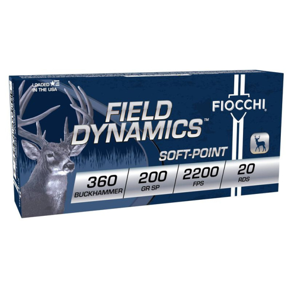 FIOCCHI AMMO 360 BUCKHAMMER 200gr SP 20/bx 10/cs