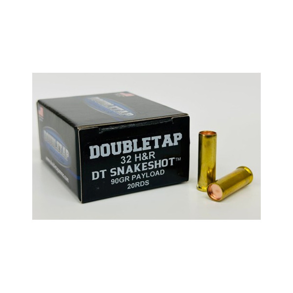 DOUBLETAP AMMO 32 H&R 90gr PAY LOAD DOUBLETAP SNAKESHOT 20/BX