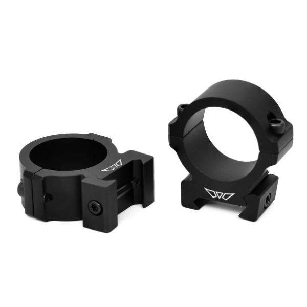 WARNE RINGS VAPOR HORIZ 30mm MED MATTE ALUMINUM
