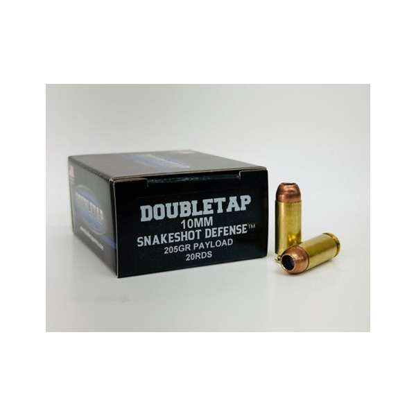 DOUBLETAP AMMO 10MM 205g PAYLOAD DOUBLETAP SNAKESHOT 20/BX