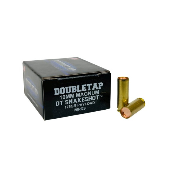 DOUBLETAP AMMO 10MM MAG 175g PAY LOAD DOUBLETAP SNAKESHOT 20/BX