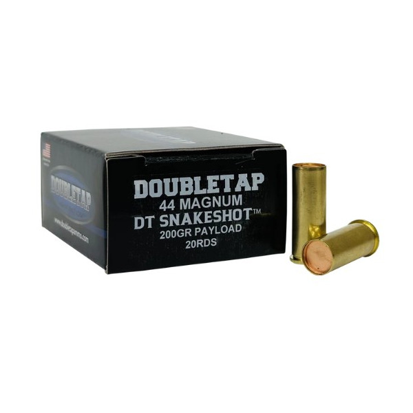 DOUBLETAP AMMO 44 MAG 200gr PAY LOAD DOUBLETAP SNAKESHOT 20/BX
