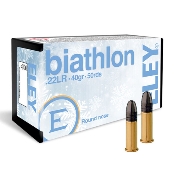 ELEY AMMO 22LR 40gr LDRN BIA 2CLUB RIFLE 50b 100c