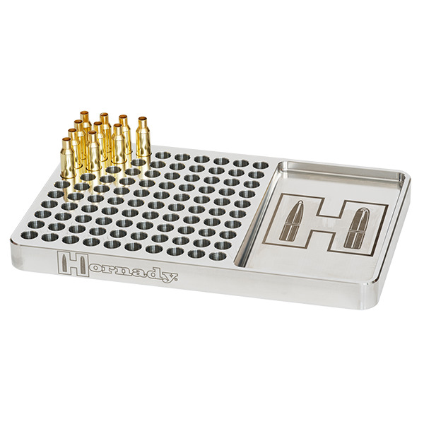 HORNADY RELOADING BLOCK ALUMINUM -NON ANODIZED