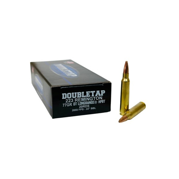 DOUBLETAP AMMO 223 REMINGTON 77gr DOUBLETAP LONGRANGE HPBT MATCH 20b