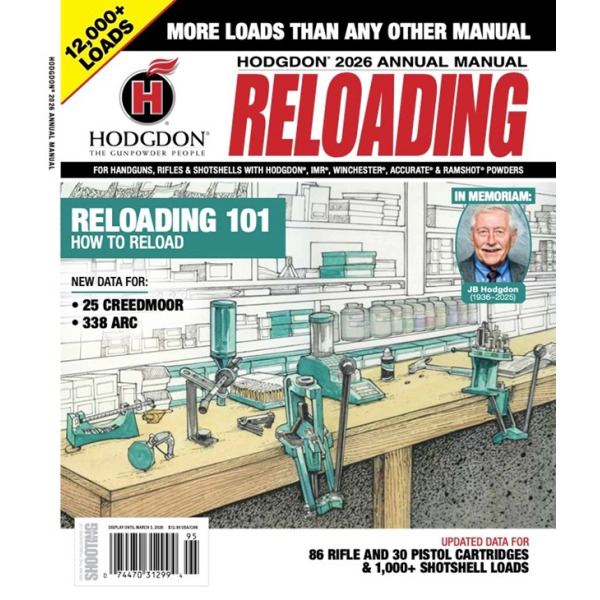 HODGDON RELOADING ANNUAL MAGAZINE (2026) 30/CS