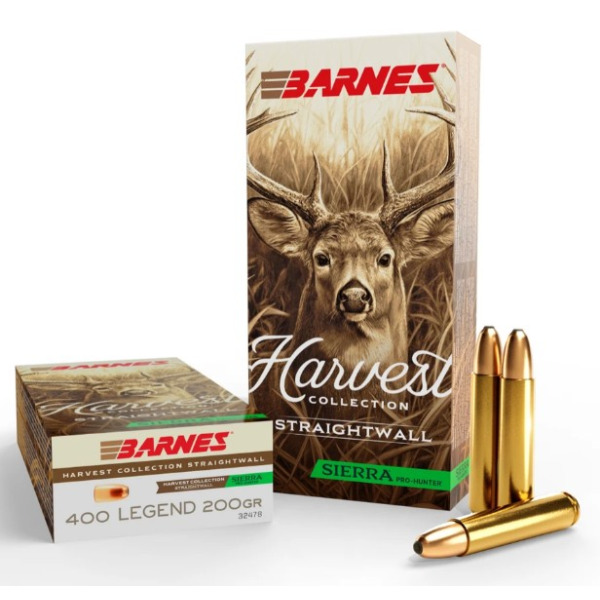 BARNES AMMO 400 LEGEND 200gr SIERRA P-H 20b 10c