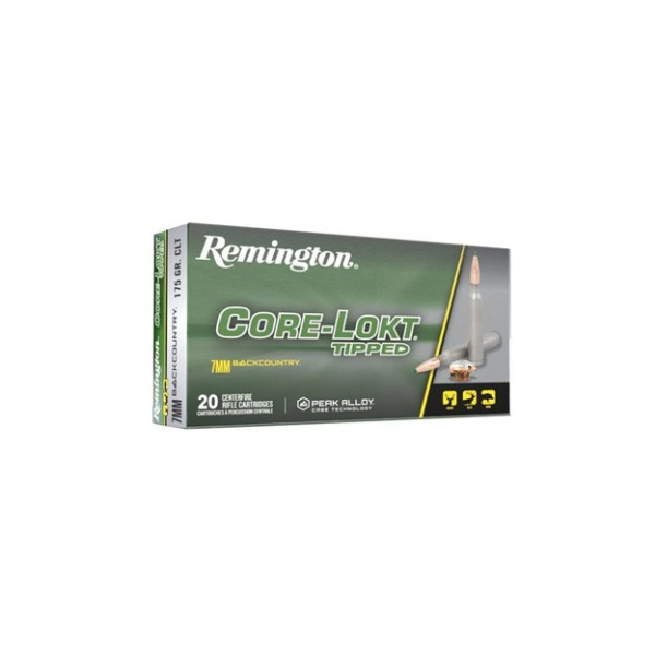 REMINGTON AMMO 7mm BC 175gr CORE-LOKT TIPPED 20bx 10c