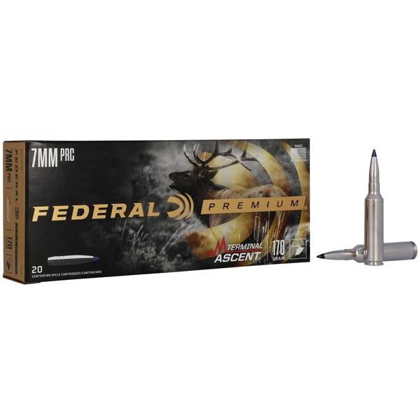 FEDERAL AMMO 7mm PRC 170gr TERMINAL ASCENT 20bx 10cs