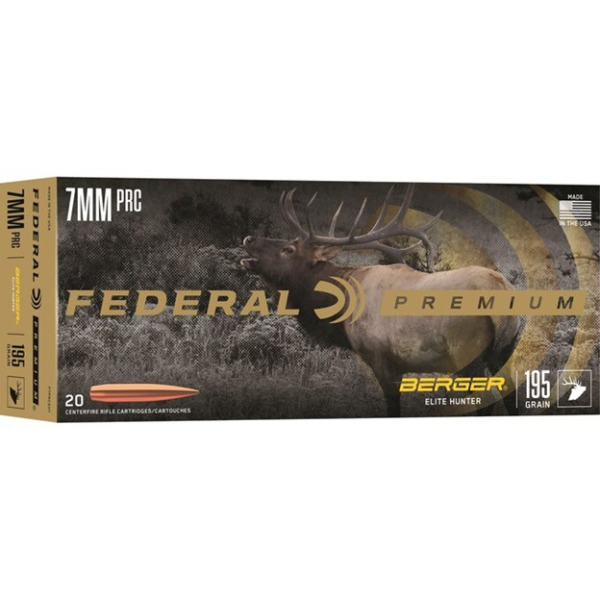 FEDERAL AMMO 7mm PRC 195gr ELITE HUNTER 20/bx 10/cs