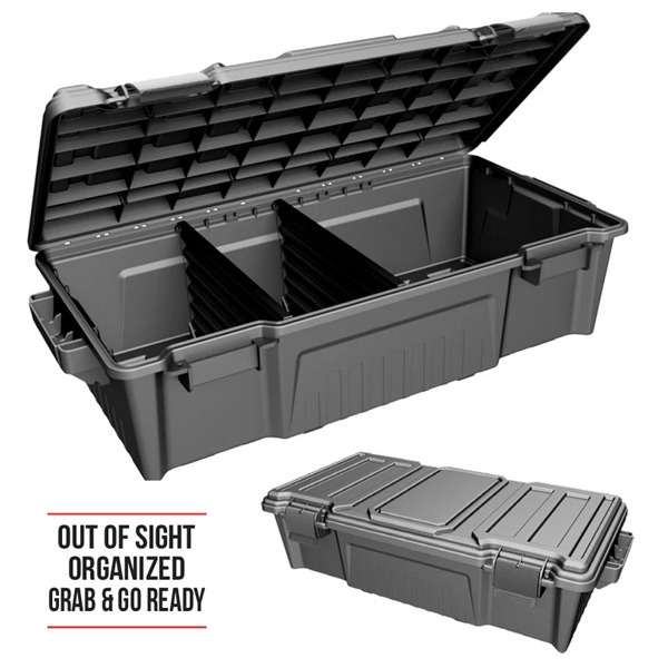 MTM TRUCK UNDERSEAT GEAR CRATE / BLACK 3/CS