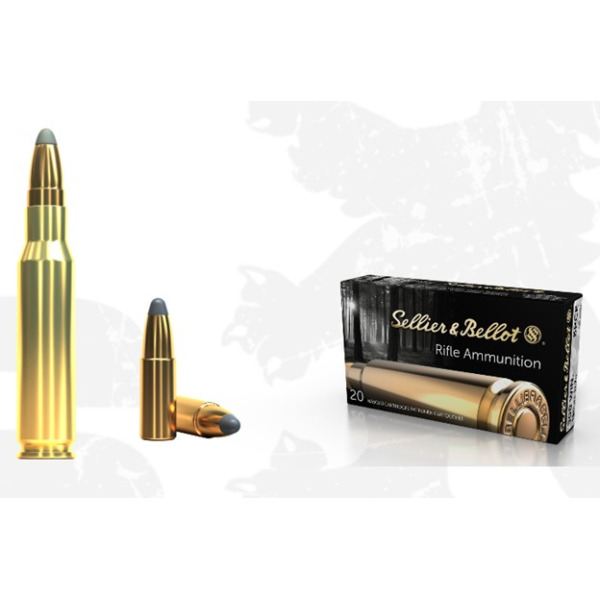 SELLIER & BELLOT AMMO 308 WINCHESTER 180gr SPCE 20/bx 25/cs