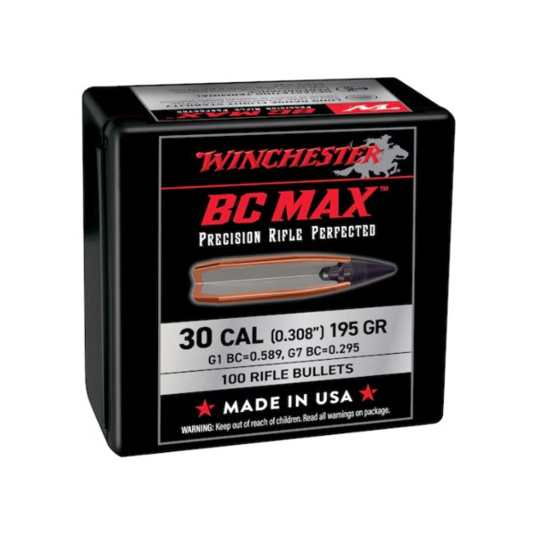 WINCHESTER BULLET 30c .308 195gr SUPREME BC 100/bx 10/cs