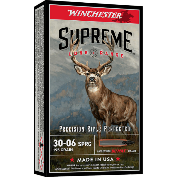 WINCHESTER AMMO 30-06 SPRG 195gr SLR BC MAX 20/b 10/c