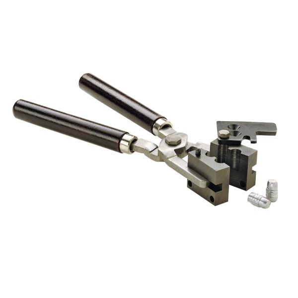 RCBS MOULD HANDLE, STEEL FRAME/HARDWOOD HANDLE