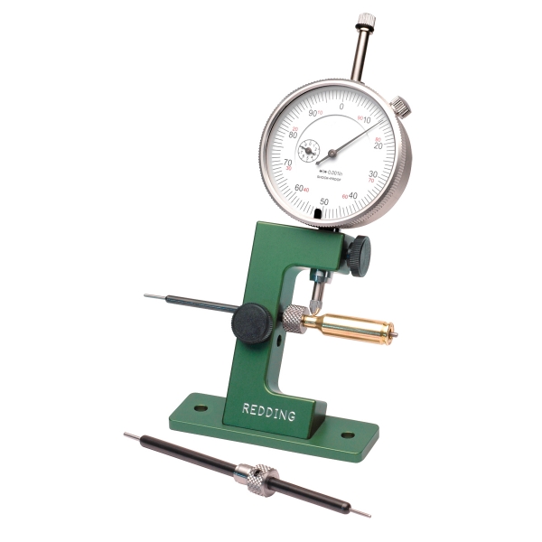 REDDING CASE NECK GAUGE w/DIAL INDICATOR