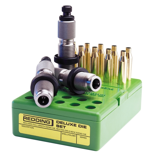 REDDING 375 REMINGTON ULTRA DELUXE 3-DIE SET, CUSTOM