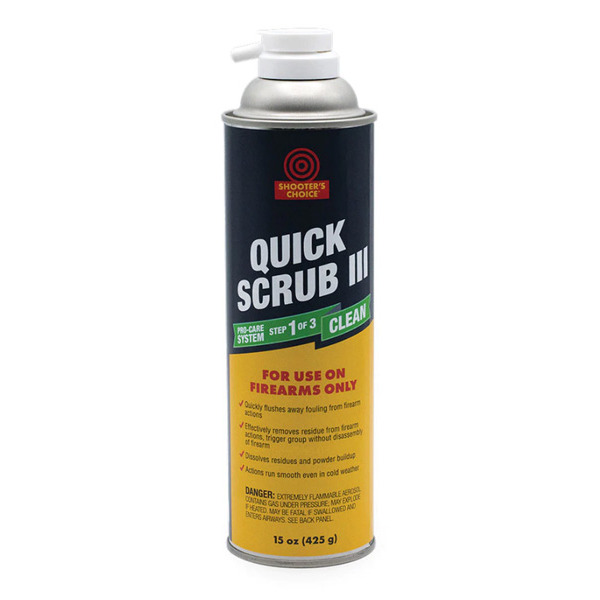 SHOOTER'S CHOICE QUICK SCRUB III CLEAN/ DEGREASER 15oz AERO 12/CS